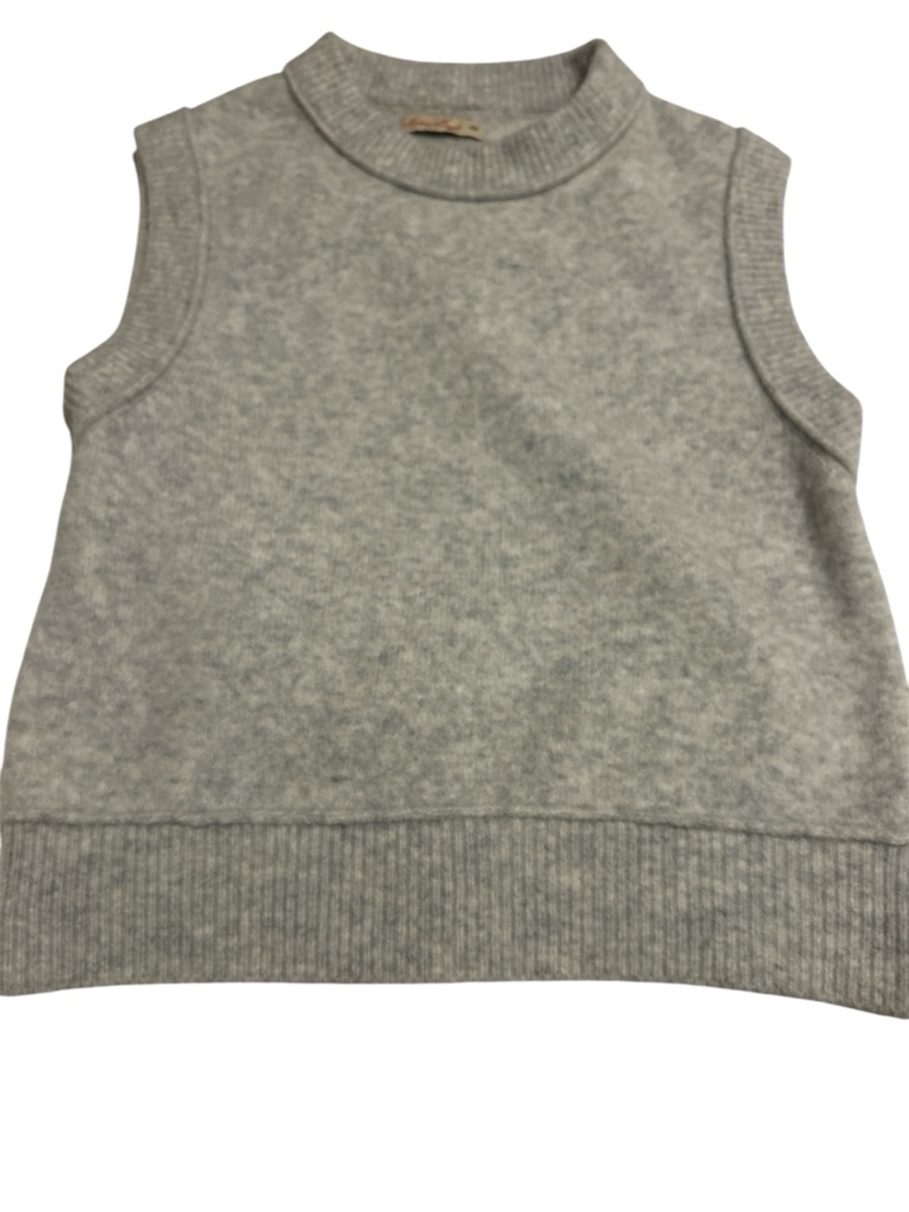Marine Layer Women's Sleeveless Mock Neck Tank in Light Gray